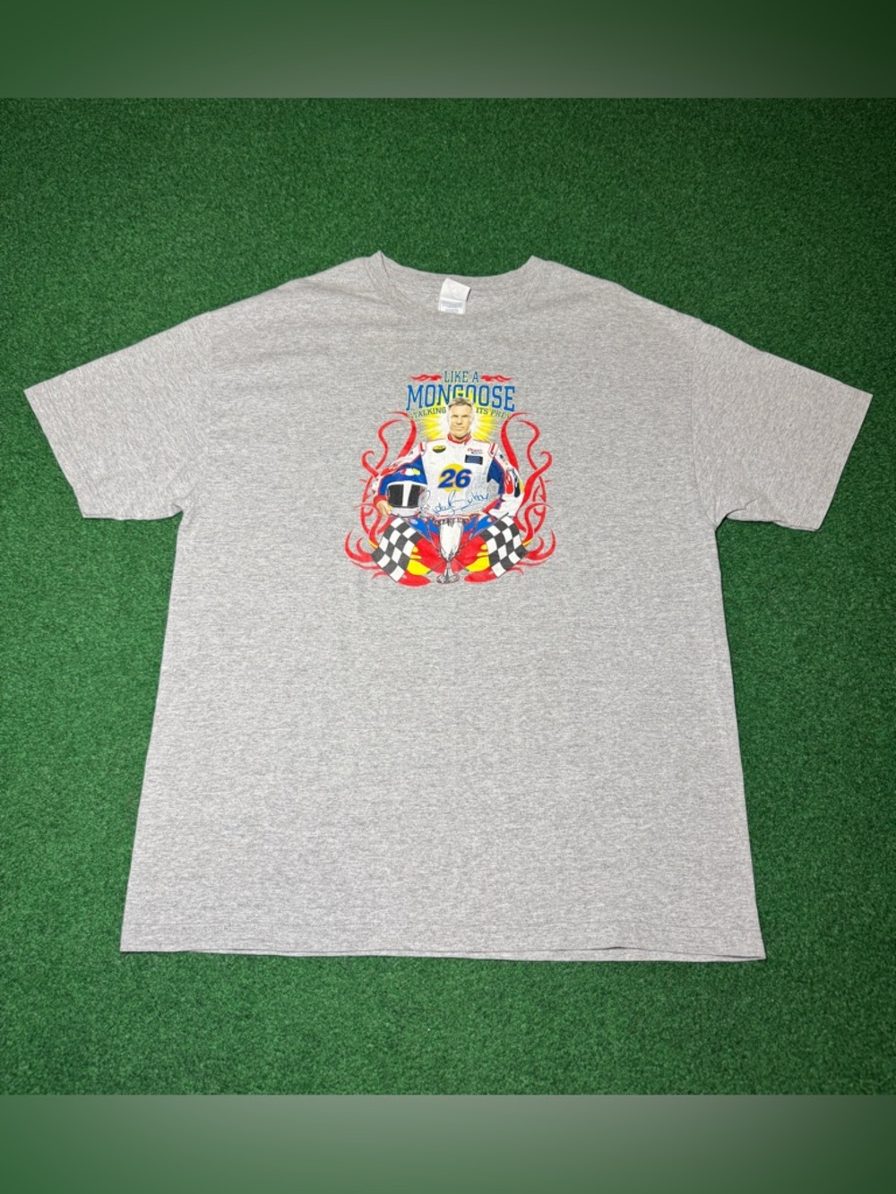 Talladega Nights Ricky Bobby Will Ferrell Movie Promo XL Nascar Racing T-Shirt